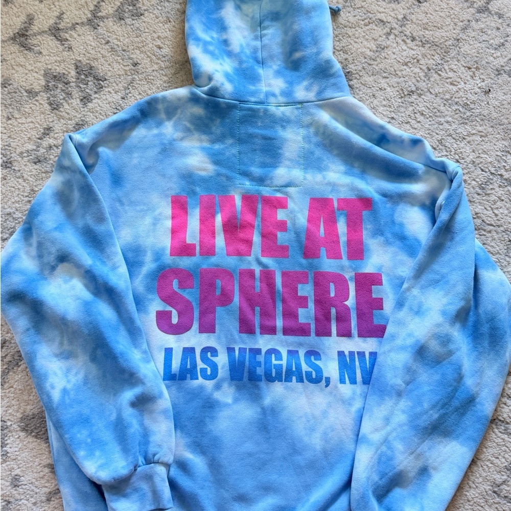 Rare Aviator Nation Blue Tie-Dye Backstreet Boys Graphic Hoodie - Picture 2 of 6